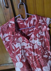 Maroon Floral Co-ord Set