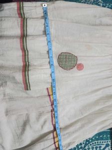 White Sleeveless Midi Dress with Embroidery