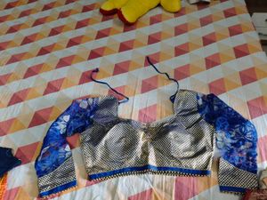Designer Royal Blue Blouse
