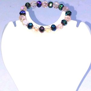 Style Trend Rainbow Acrylic Braslate2 pic unique