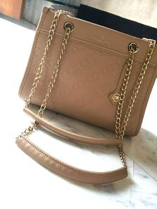 Imported Chic Tan Chain Handbag
