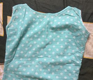 women kurti blue