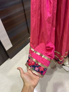 Floral  blazer Jacket with Lehenga