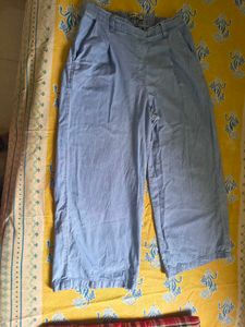 Light Blue Casual Pants