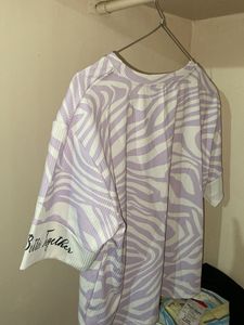 Lilac Zebra Print "Always Better Together" Top