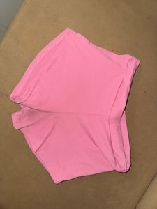 Pink Crop Top &amp; Shorts Set