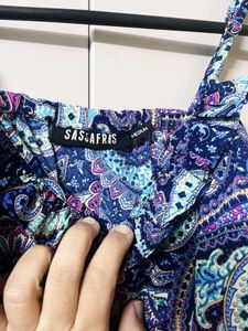 Boho Paisley Print Maxi Dress