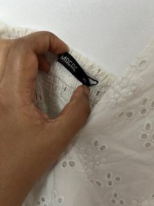 White Schiffili Tunic