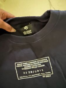 Navy Blue Graphic T-Shirt