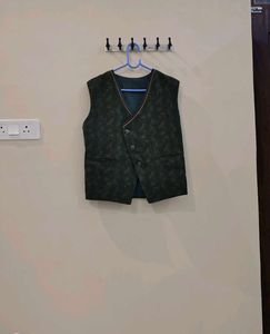 Elegant Dark Green 3-Piece Men's Suit Set