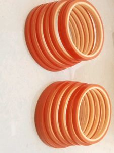 Vibrant Orange rajputi Bangles