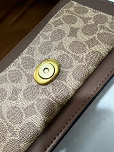 Coach Signature Monogram Shoulder Bag
