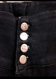 High Waisted Black Skinny Jeans