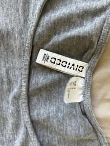Grey Cropped T-Shirt