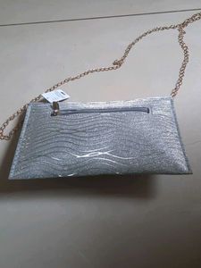 Elegant Silver Clutch