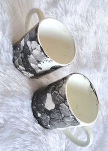 💜Unique Stone Design Coffee Mugs (Set of 2)😊