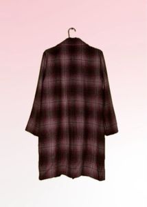 Vintage Plaid Coat