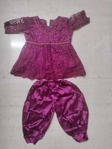 Mother Daughter Ethnic Gown Combo