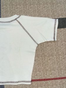Cream Heart Graphic T-Shirt