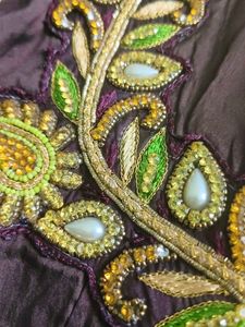 Elegant Brown Ethnic Gown
