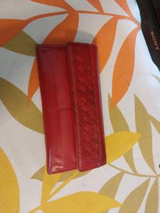 Pure leather red wallet from Sydney