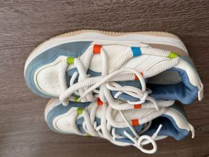 Stylish Blue &amp; White Sneakers