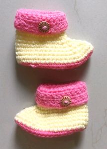 Newborn Baby Woolen Shoes