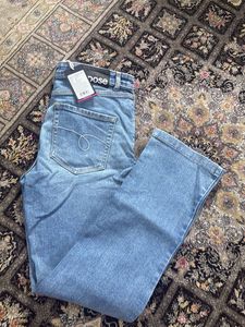 Light Wash Flared Denim Jeans
