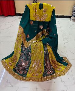 Lehenga Choli type saree