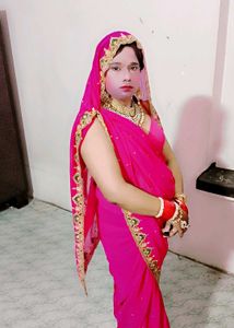 Vibrant Pink Embroidered Saree