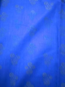 Vibrant Blue Kurta with Foil Print