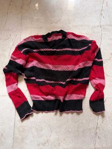Chunky Knit Striped Sweater