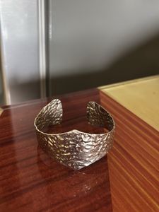 Unique Textured Cuff Bracelet