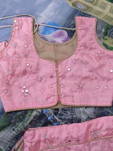 Sparkling Pink Lehenga Choli Set
