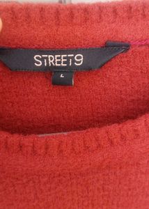 Street9 Red Knit Sweater