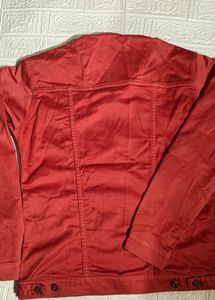 BIKERS Red Denim light Jacket