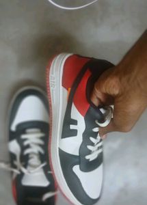 Stylish Black and White Sneakers