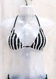 I. Striped Bikini Top