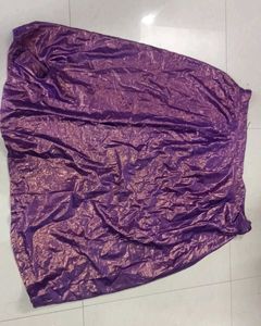 Embroidered Lavender saree with Floral