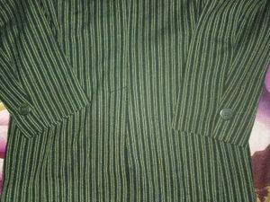 RARE VINTAGE LONGLINE STRIPPED BLAZER