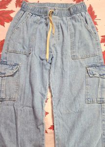 Denim Relaxed Fit Jeans/joggers