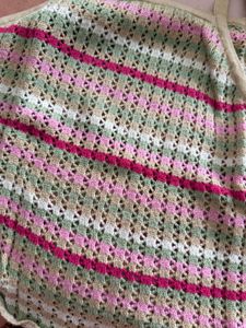 Striped Knit Crop Top.. hello summer