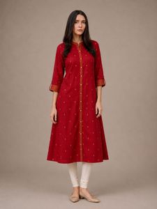 Kurta with Diamond Zari work