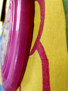 Barbie Pink toy Flying Disc / Frisbe Mattel inc.