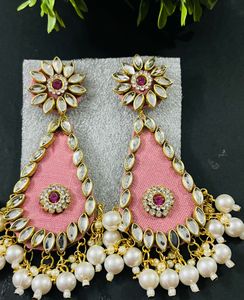 Fancy Party Wear Long Size Earrings