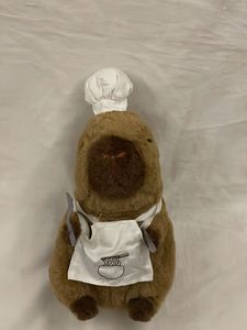 Chef Capybara Plush Toy