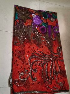 Elegant Floral Saree