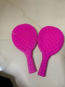 Pair of Barbie Butterfly Paddles