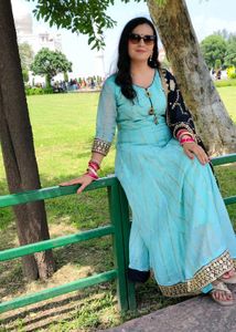 Beautiful Sky Blue Kurta Set