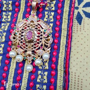 New Artificial Pearl, Cristel Beaded, American Dimond Pandent Nack Piece